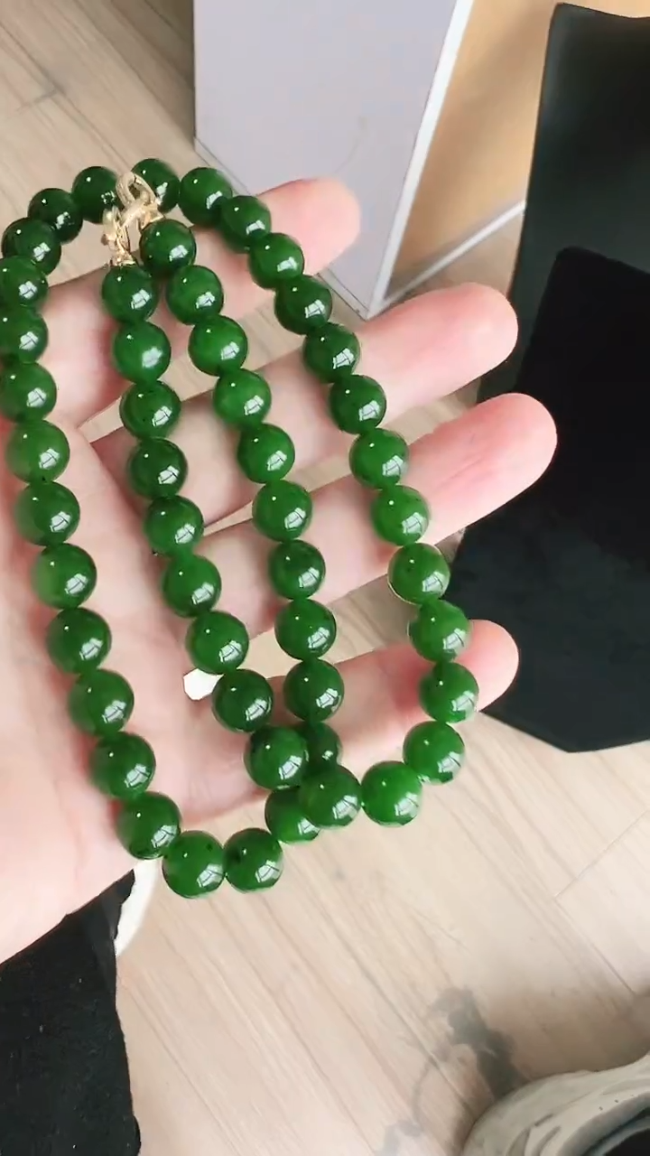 项链未镶嵌和田玉（碧玉）10