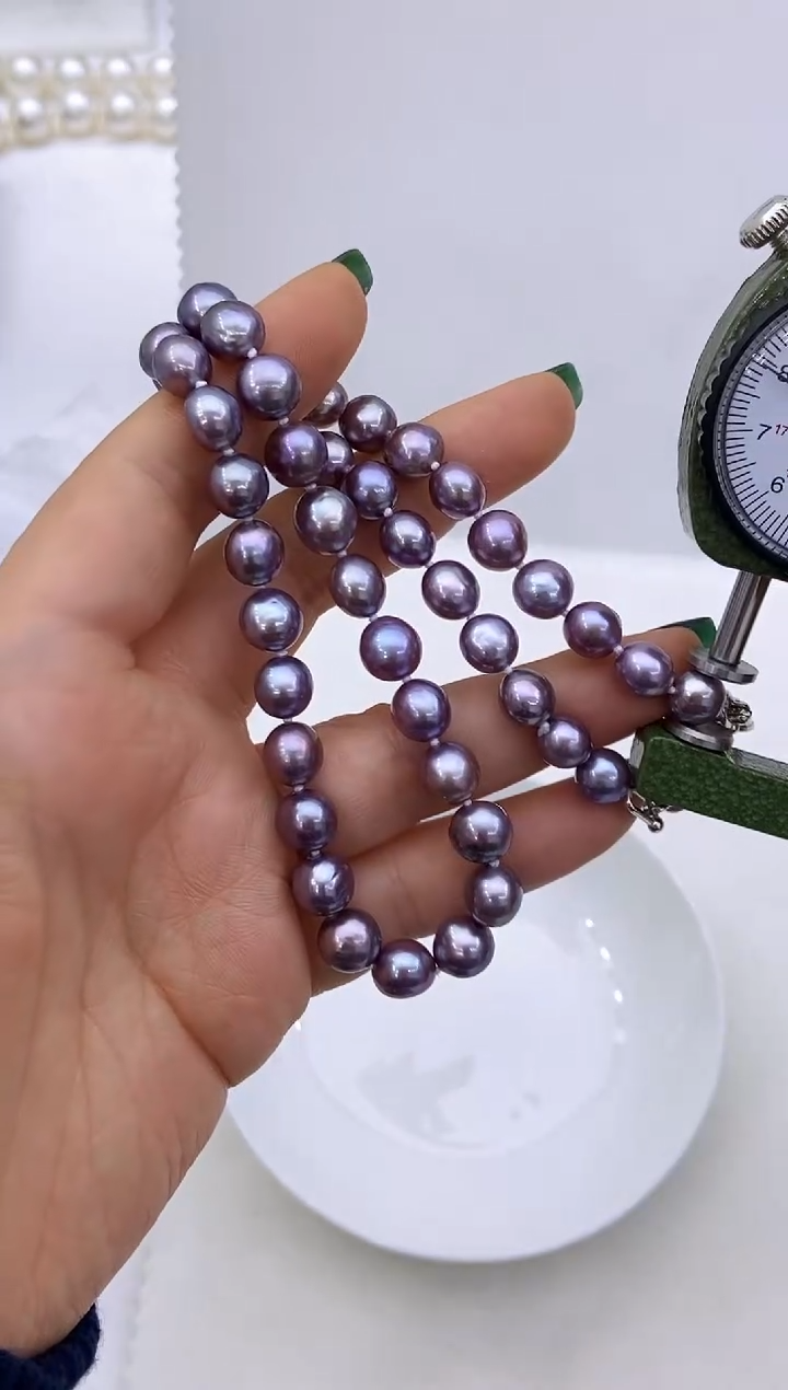 【闪购商品】淡水珍珠项链未镶嵌101 8-9mm