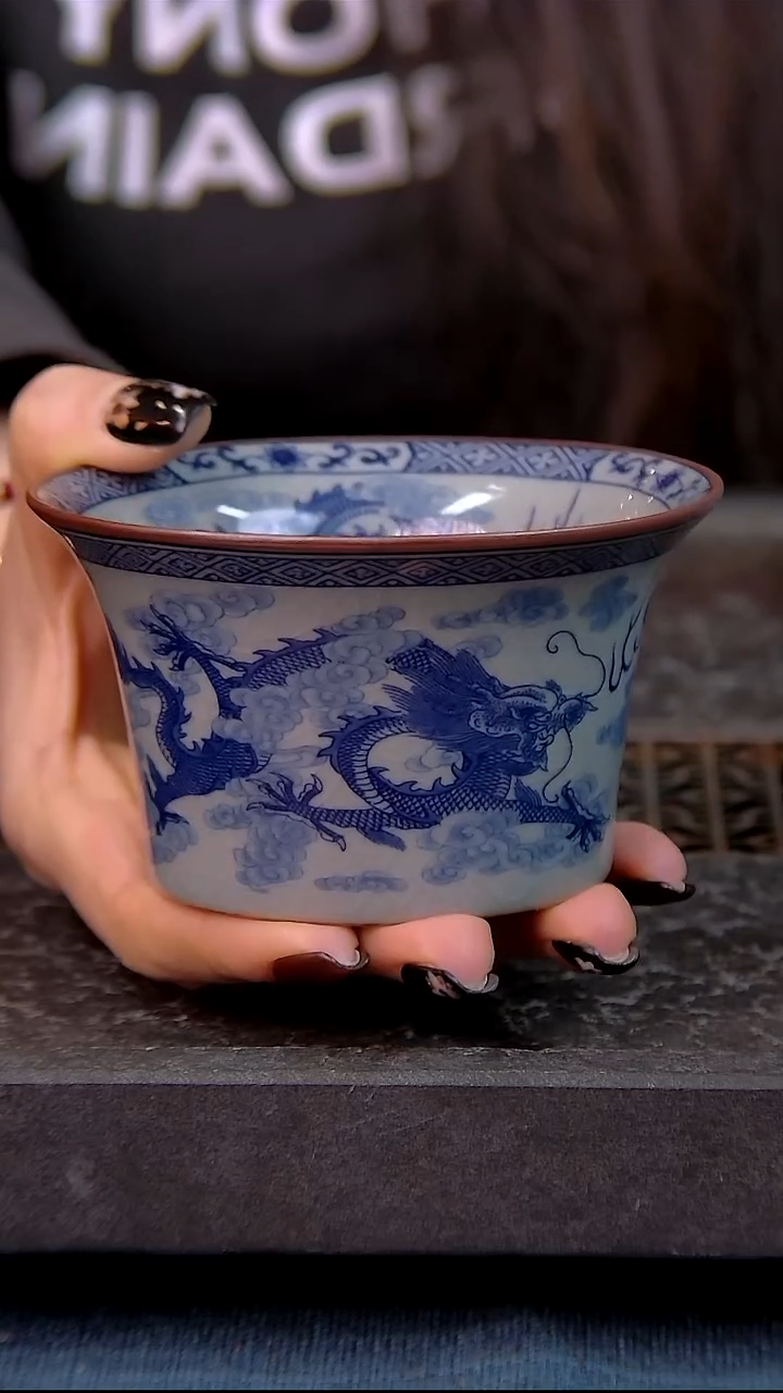 韩**?简装家用款1件套 老陶泥开片纹陶瓷茶具