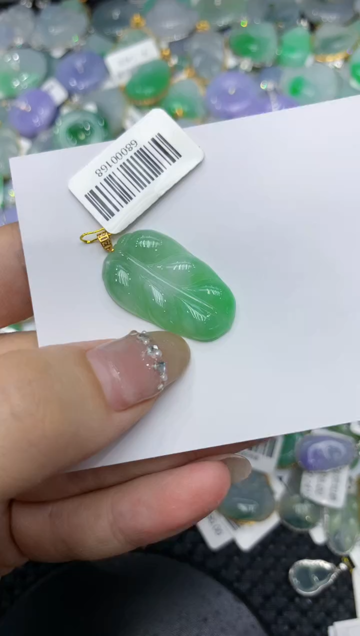 【闪购商品】翡翠颈饰18K金镶嵌222222222