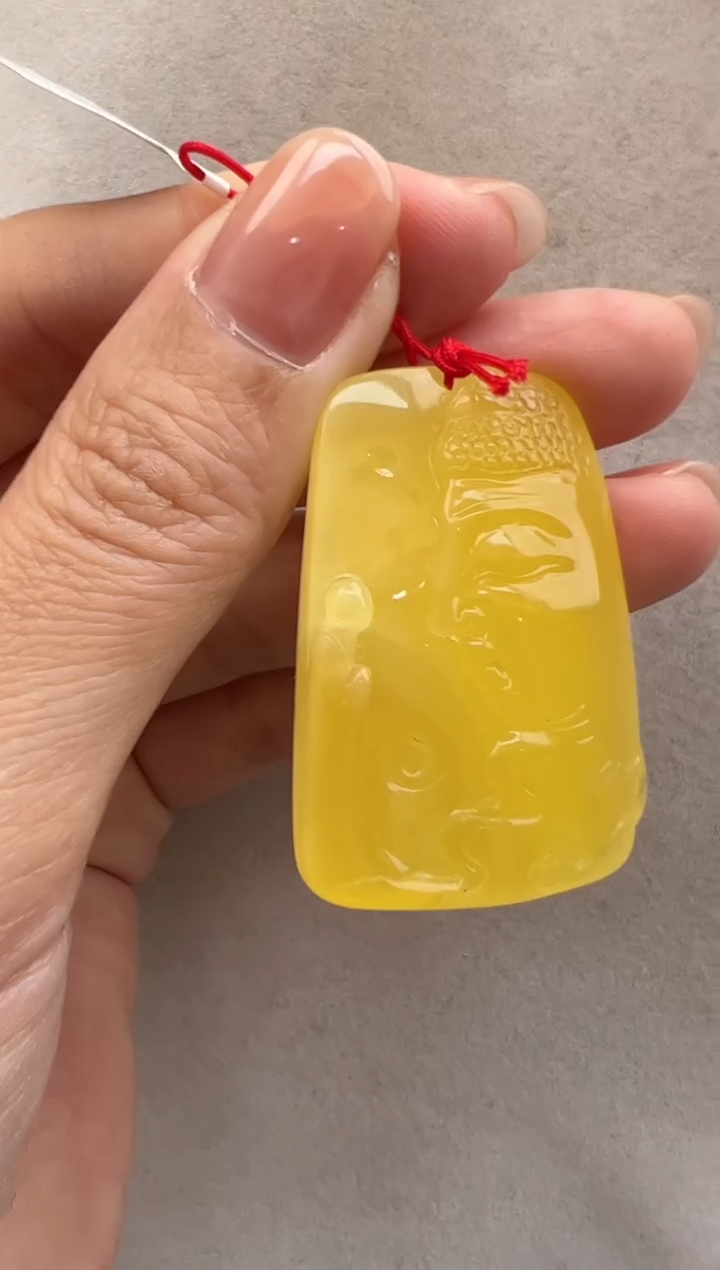 【闪购商品】琥珀裸石未镶嵌10204103-吊坠