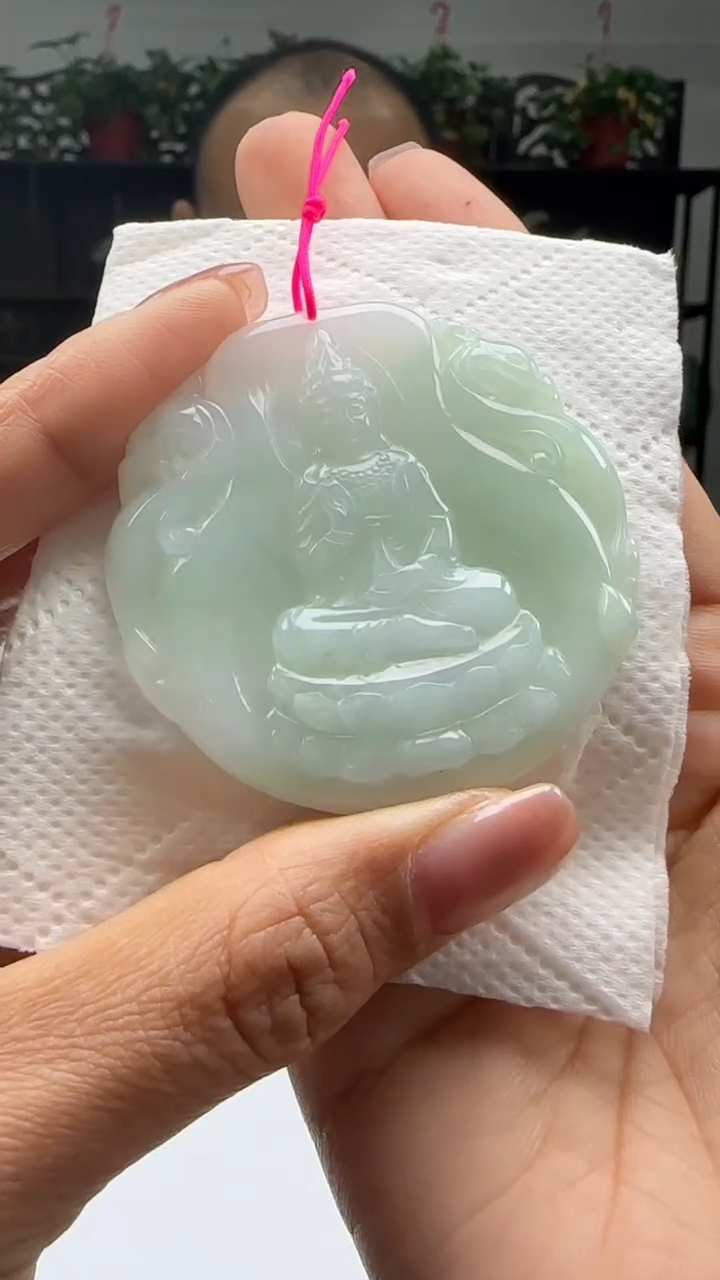 【闪购商品】翡翠颈饰未镶嵌天然翡翠A货吊坠