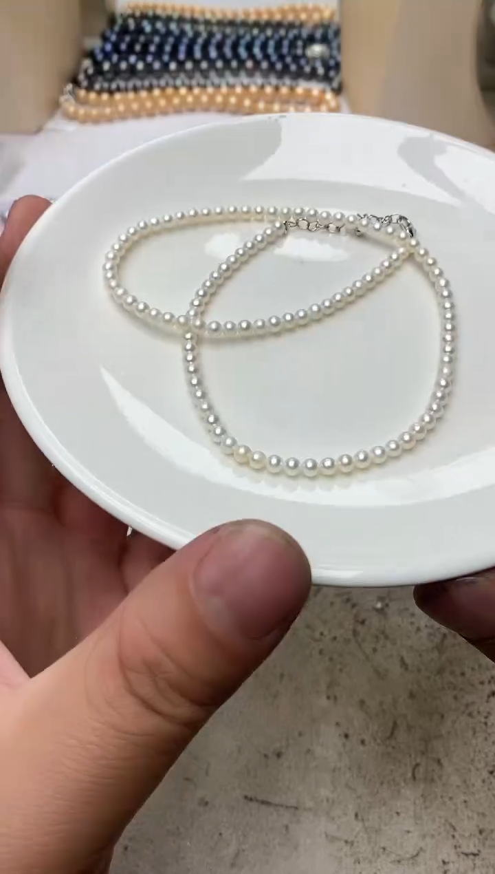 淡水珍珠未镶嵌颈饰1