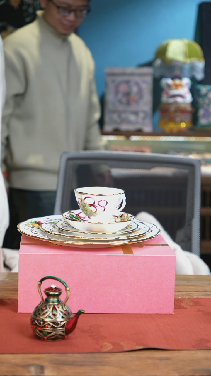 【闪购商品】瓷片豆包儿推荐饰品摆件