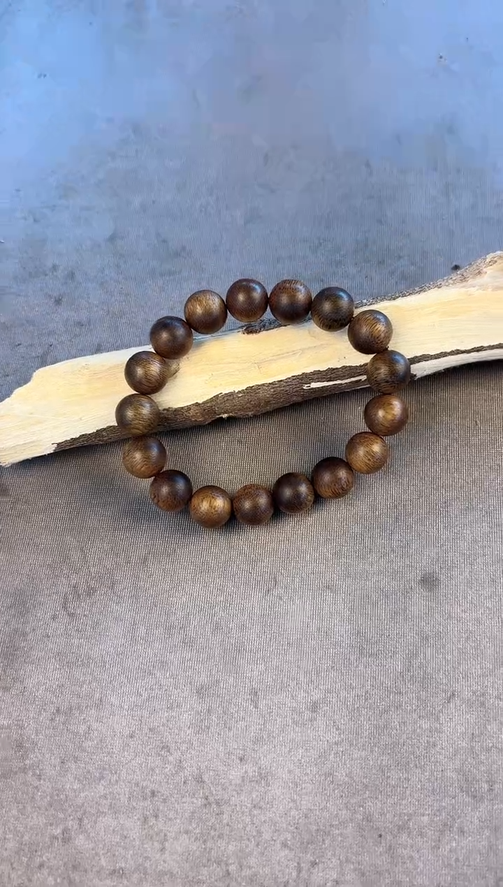 沉香沉香碎屑芽庄白奇12圆珠单圈沉19克+多样性发一