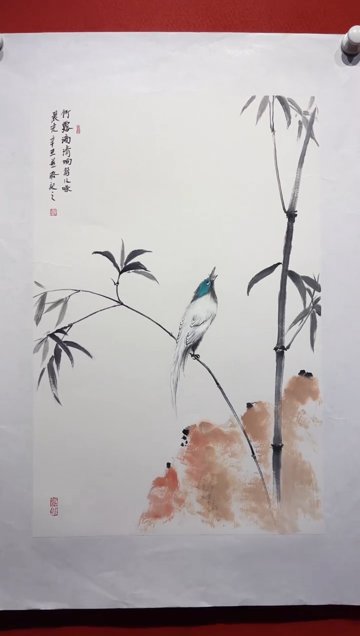 国画秦燕格国画手绘作品Y13