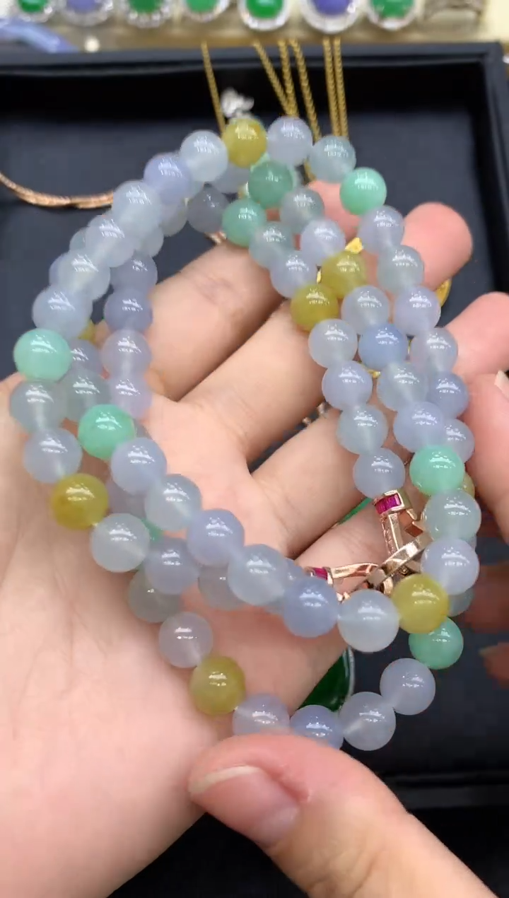 颈饰未镶嵌翡翠678-中国好珍宝