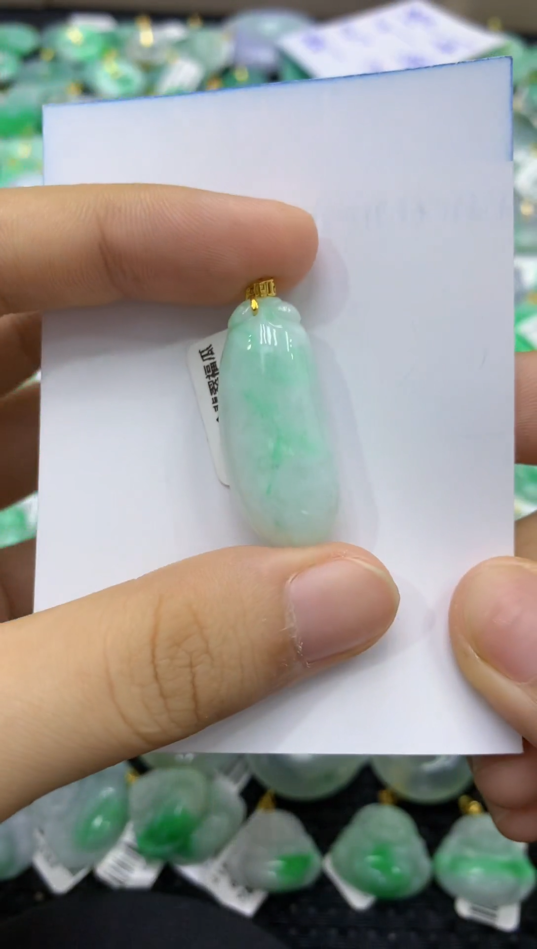 颈饰未镶嵌翡翠天然缅甸翡翠A货