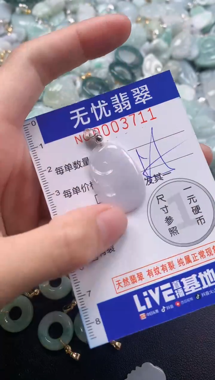 颈饰未镶嵌翡翠3711