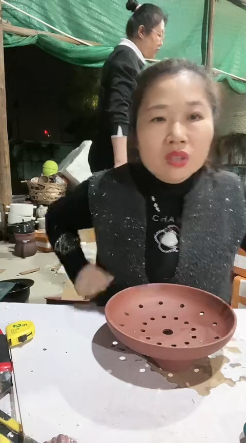 陶大瑕疵裂打磨22紫砂蒸架