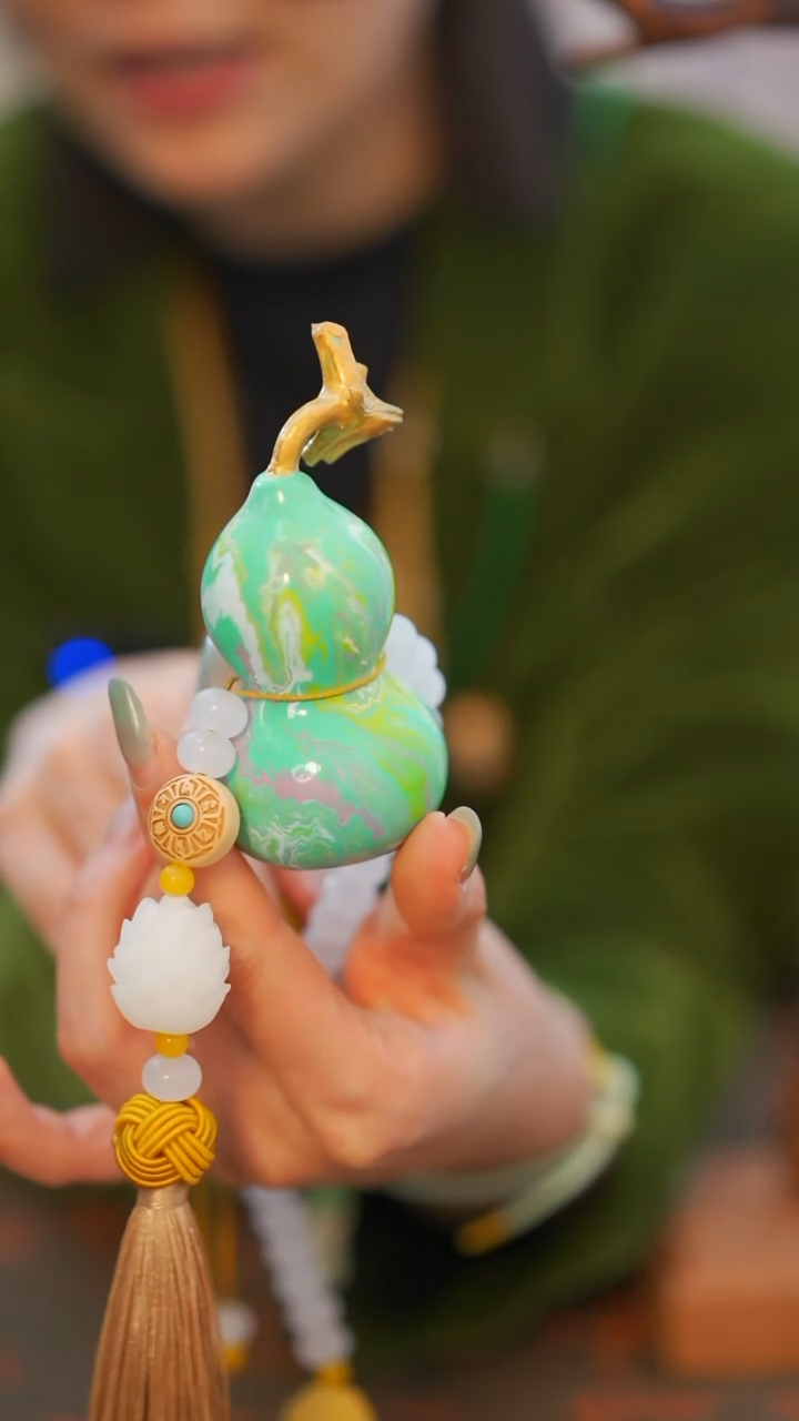 44非遗漆手艺工天然葫芦文玩福禄