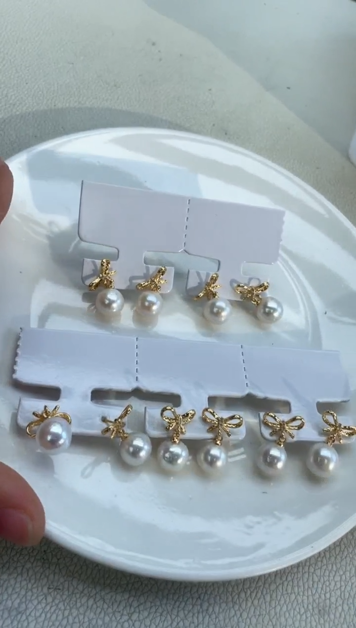 未镶嵌耳饰淡水珍珠白色系 在逃公主(多样性发一）
