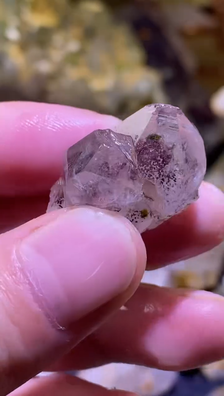 未镶嵌珠宝半成品水晶76号四川超七花园水晶