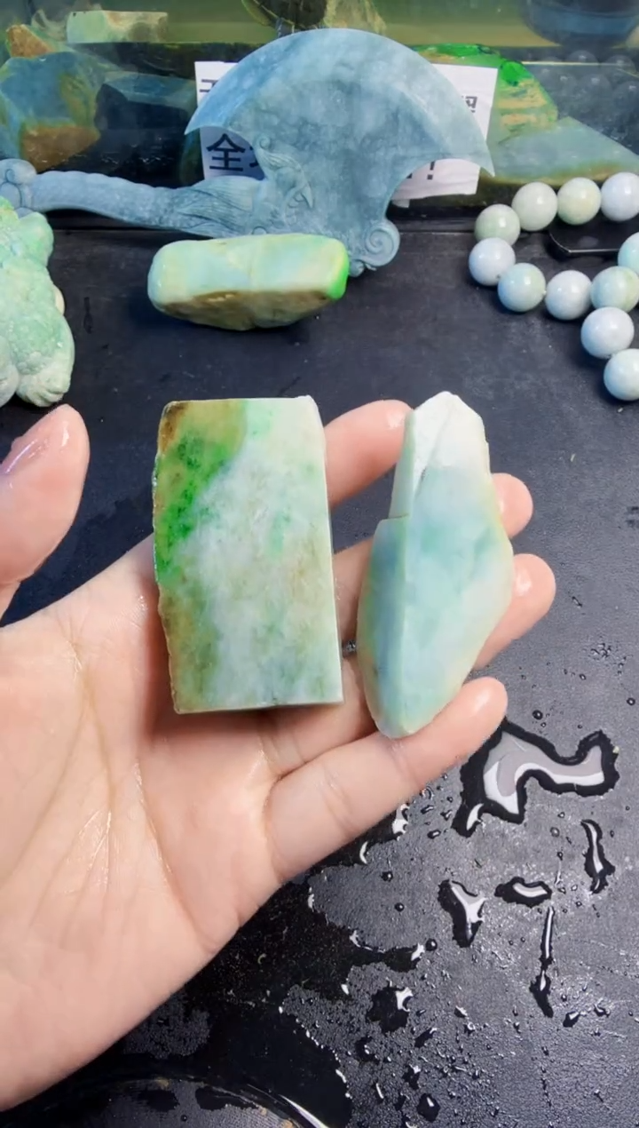 未镶嵌挂件翡翠天然翡翠004