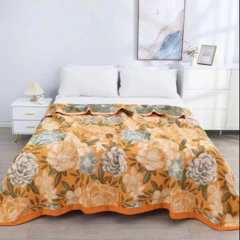 月季花开150*200cm加厚舒适床盖