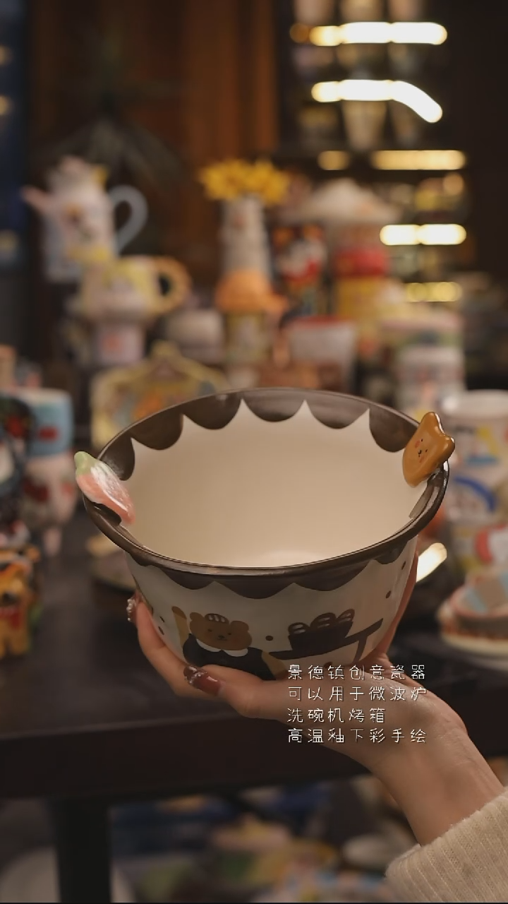 景德镇釉下彩绘设计师款式陶瓷