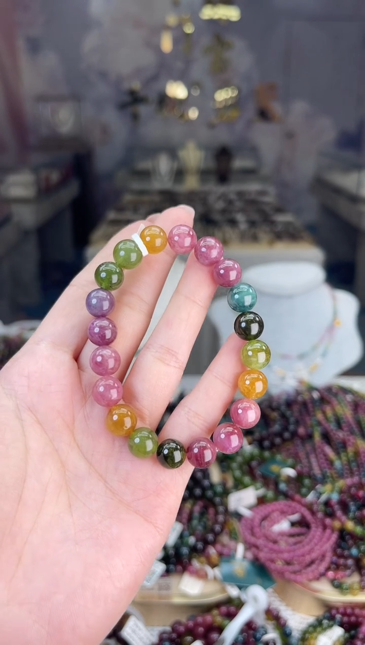 【闪购商品】碧玺/未镶嵌9mm+碧玺单圈多样性发货