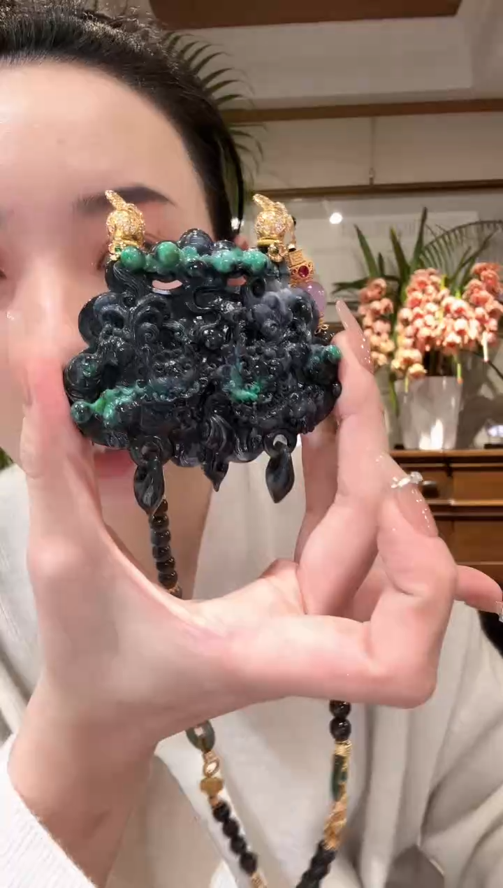 【闪购商品】翡翠颈饰未镶嵌国风