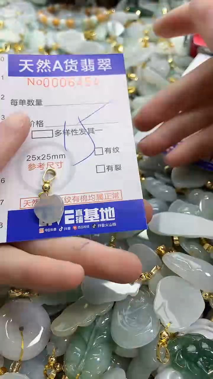 颈饰未镶嵌翡翠天然A货翡翠