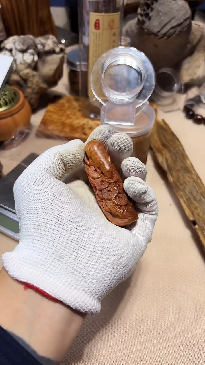 柏木（崖柏）南太行崖柏数钱手把件