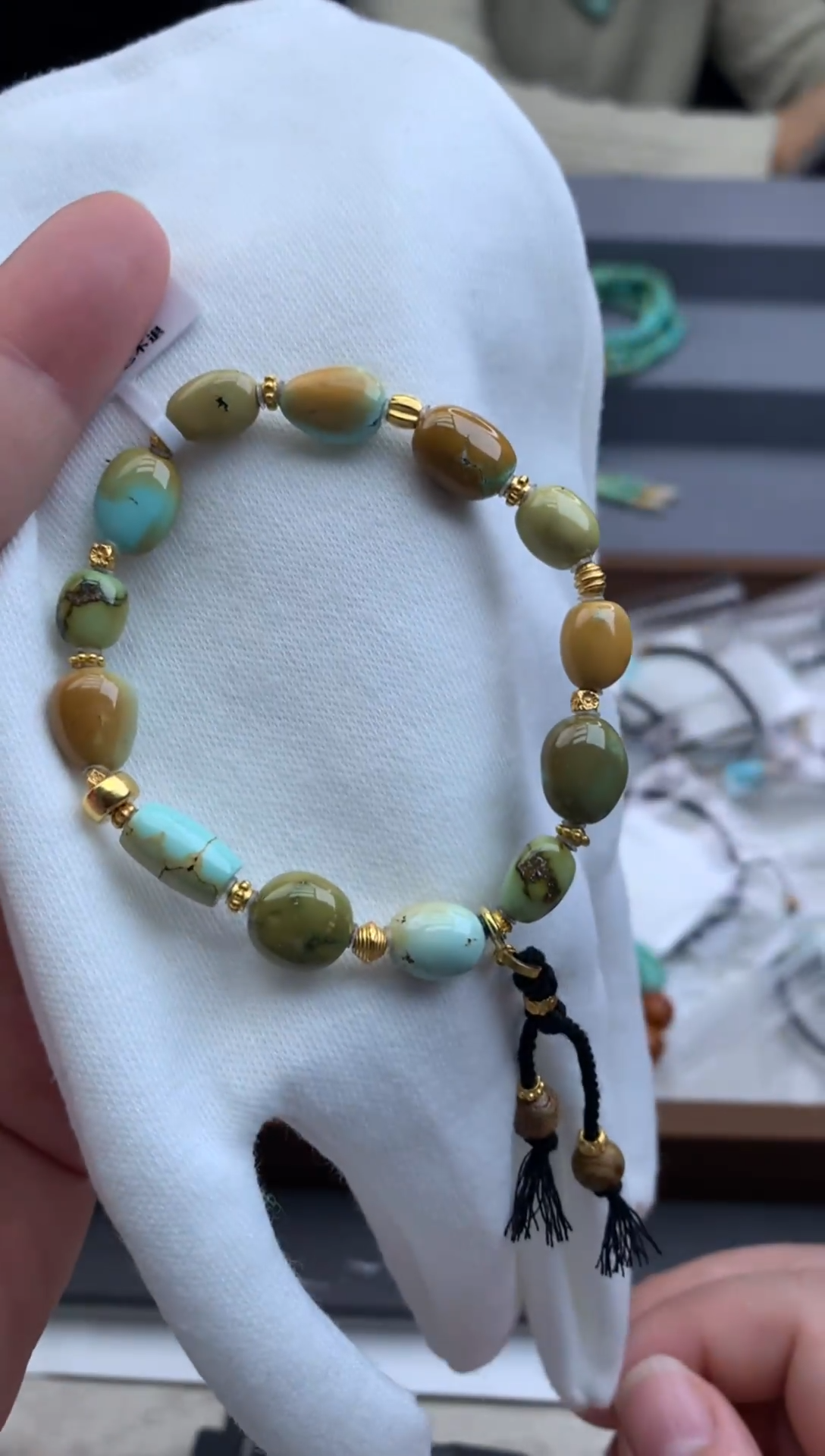 未镶嵌绿松石手串C51