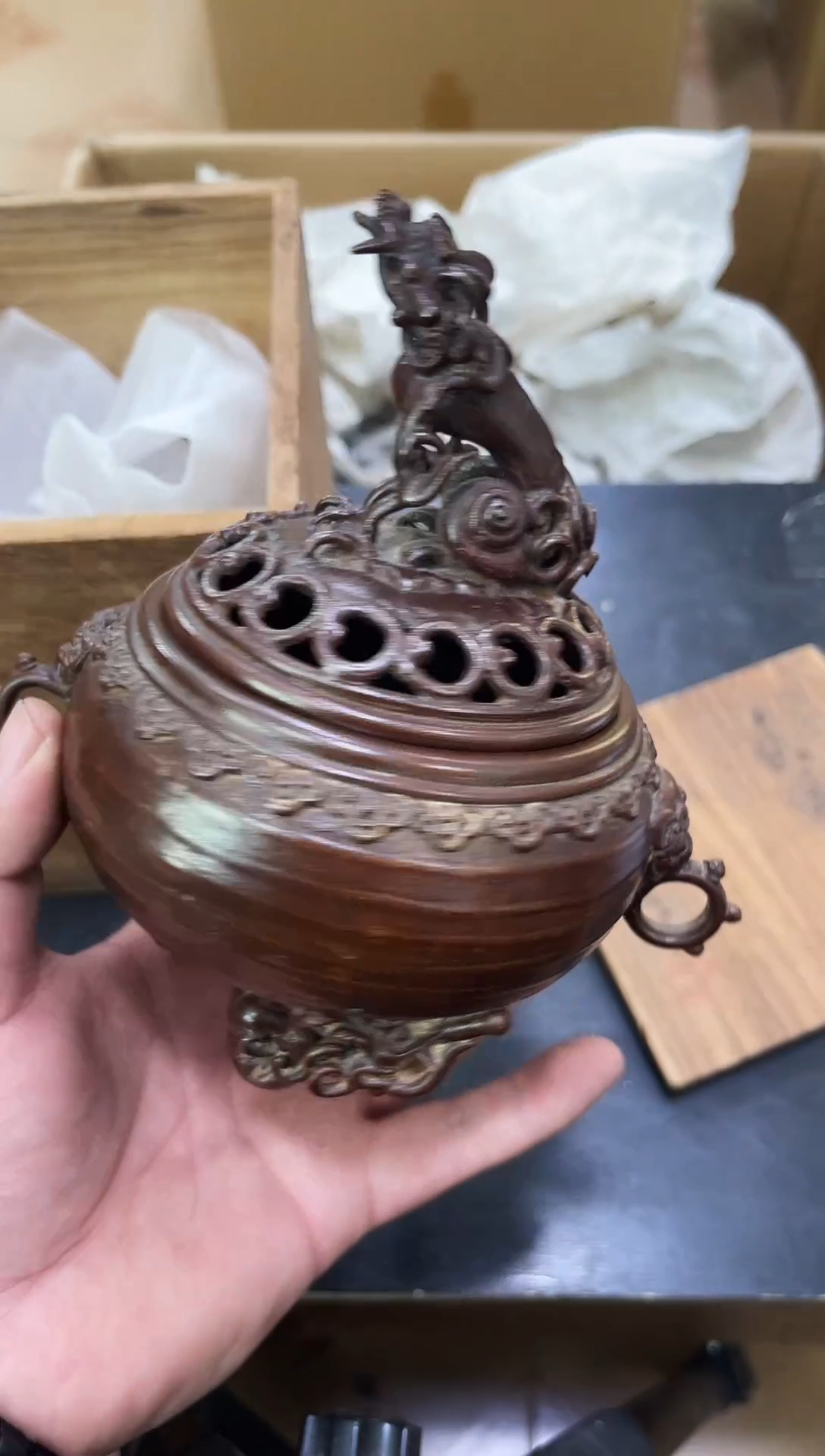 如图所示 阁集工艺品