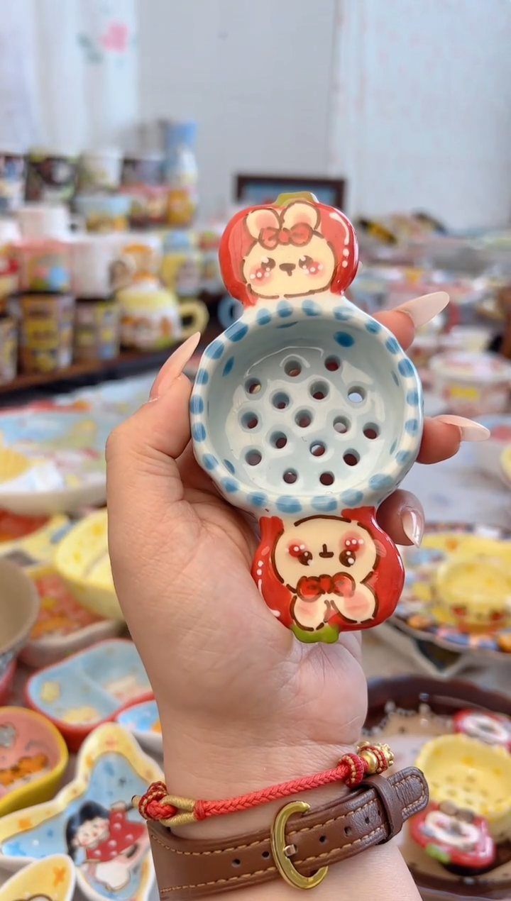 摆件陶A****g景德镇陶瓷手绘微瑕