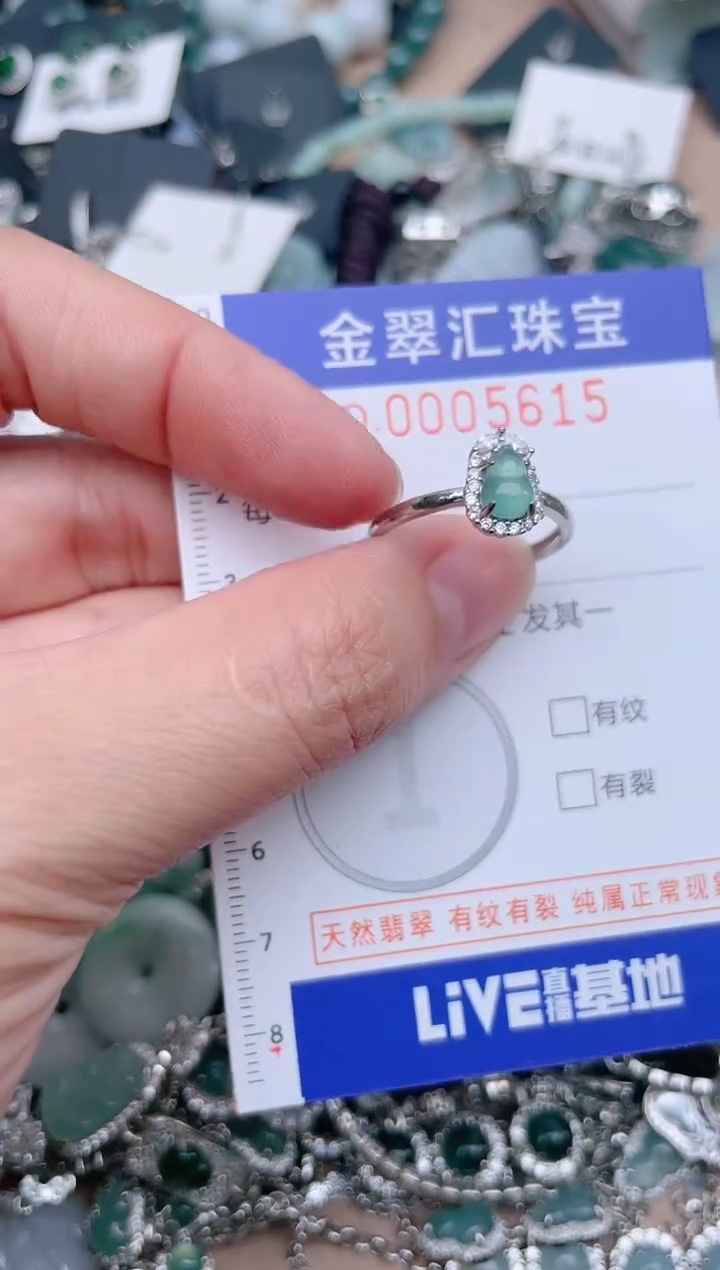 翡翠未镶嵌颈饰5615....
