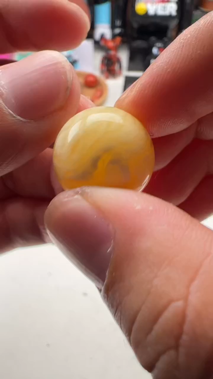 【闪购商品】蜜蜡裸石未镶嵌蜜蜡大圆珠单珠