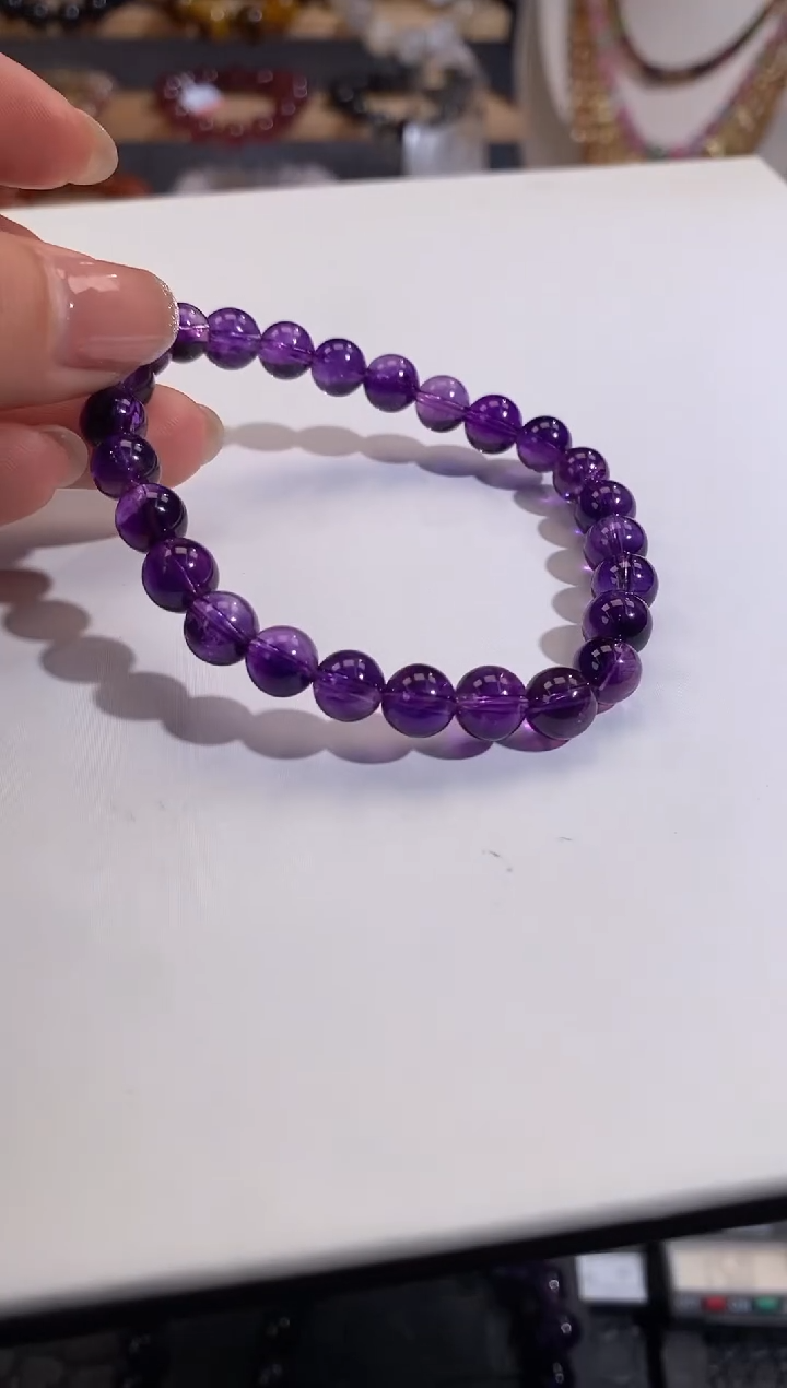 【闪购商品】水晶手链未镶嵌7mm手链