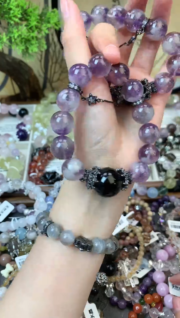【闪购商品】紫晶手链未镶嵌1419手串