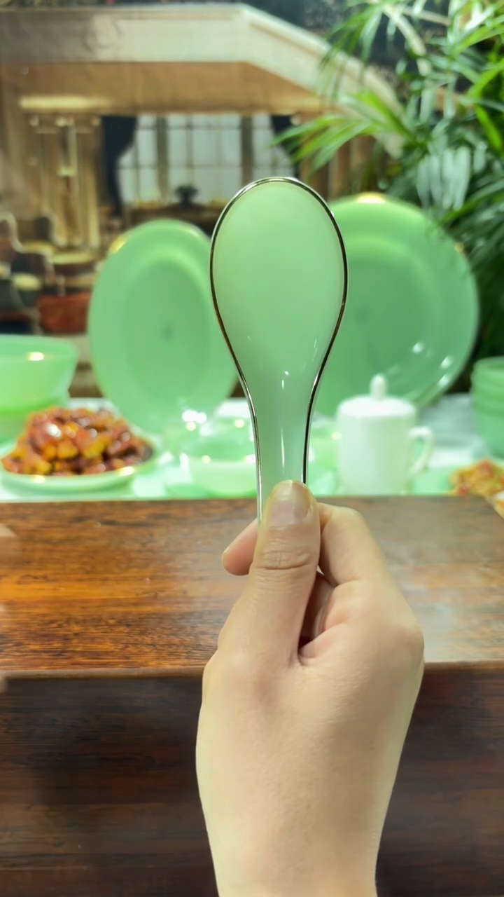 【闪购商品】...小汤勺玉瓷6个  【贝美】 