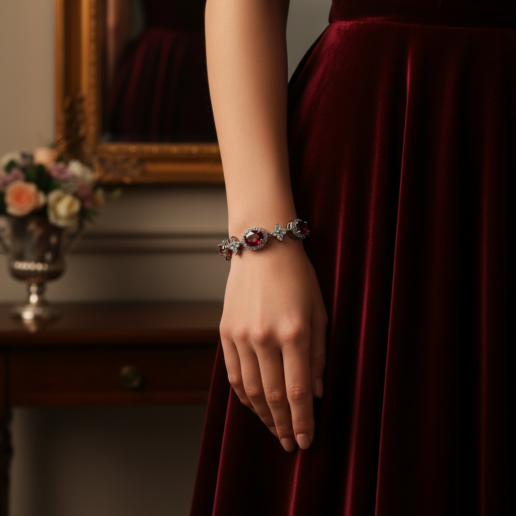 手链 C040 经典红色时尚手串