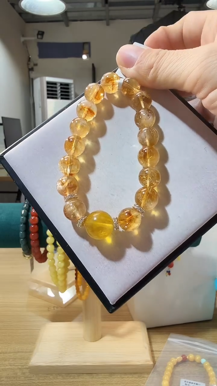 未镶嵌手链水晶优0680 约10mm