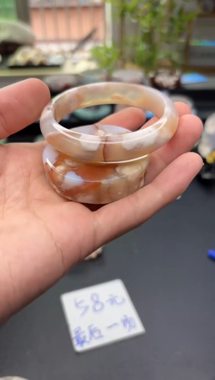 【闪购商品】石英质玉手镯未镶嵌C382(56圈赠送镯心)