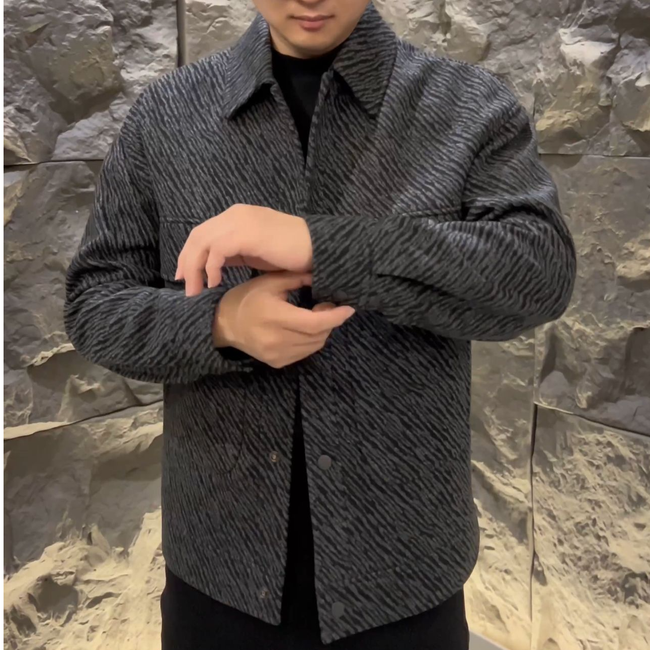 【潮人集结号专属】173088 608男士新款潮流时尚休闲夹克外套