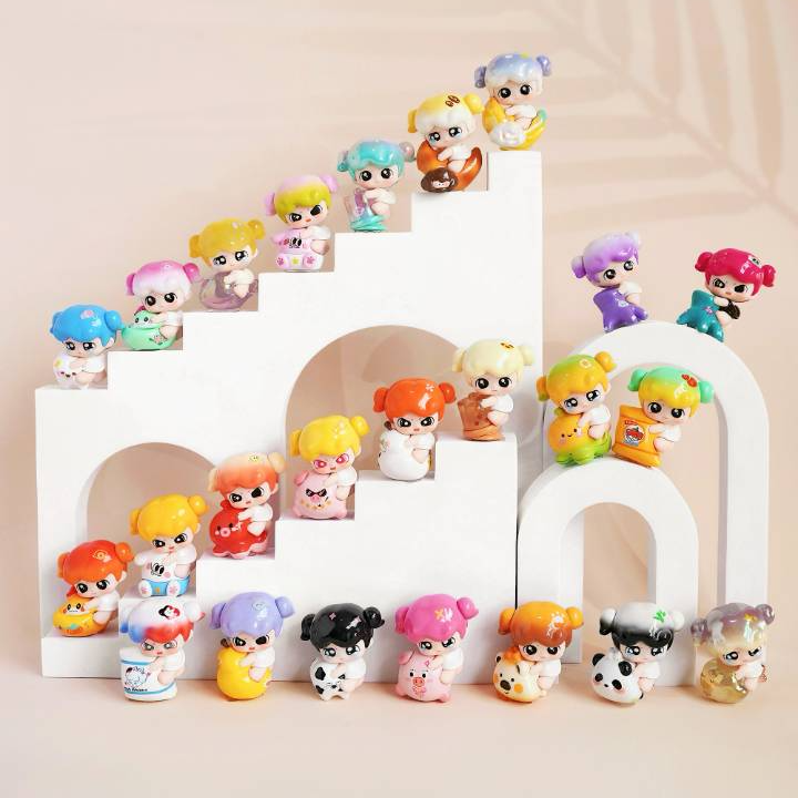 【拆盒】种豆得豆底娃端盒集合可爱系列盲盒