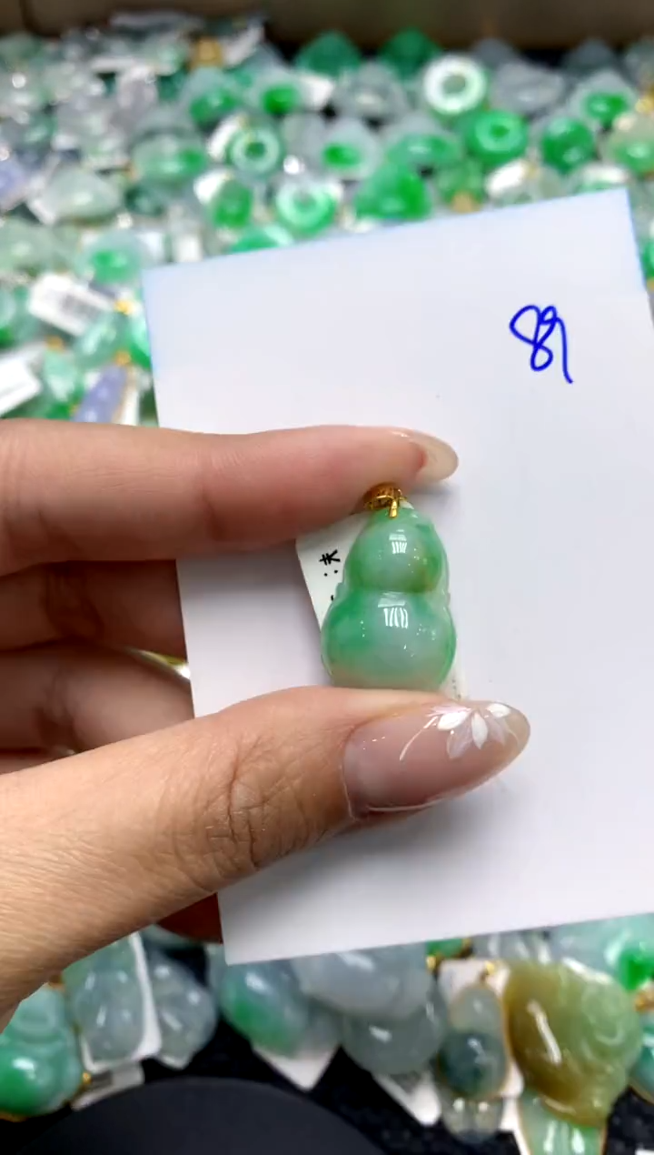 【闪购商品】翡翠颈饰18K金镶嵌111111111111111111