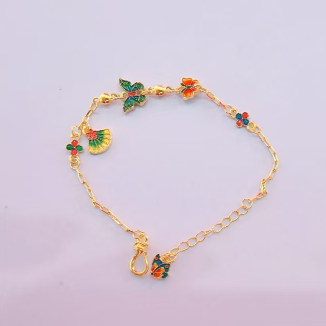 （安心专属）经典18k 蝴蝶手链时尚百搭款