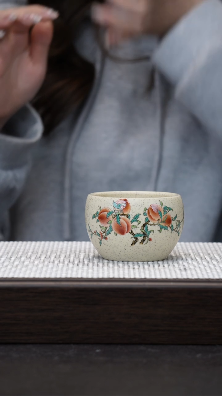 【闪购商品】紫砂茶壶宜兴紫砂杯白玉段100cc