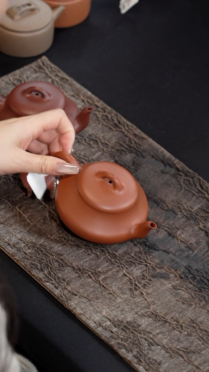 【闪购商品】紫砂茶壶170cc清水泥汉棠石瓢