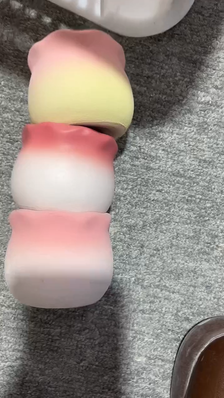 凉***风麦饭石粗陶多肉花盆微瑕三个