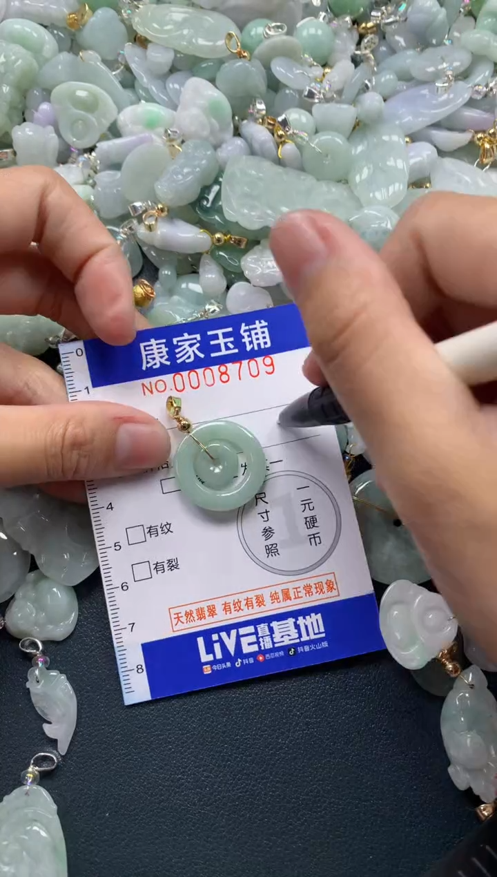 颈饰未镶嵌翡翠8709