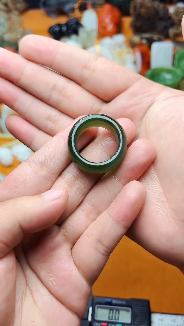 【闪购商品】和田玉戒圈未镶嵌戒圈