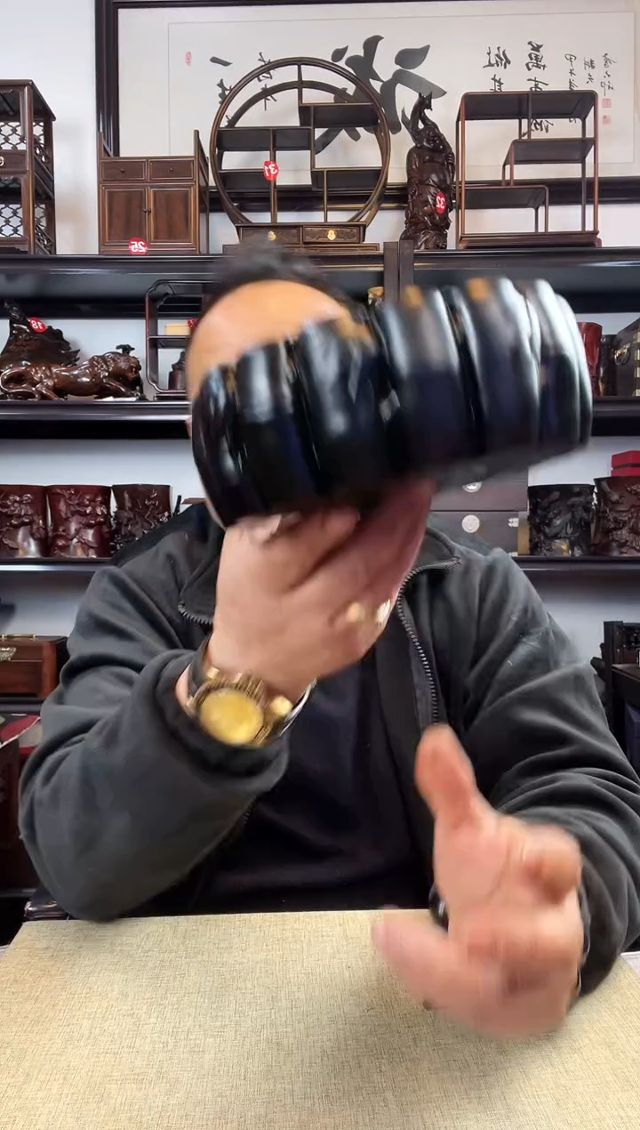 木老李红木工艺品854瑕疵