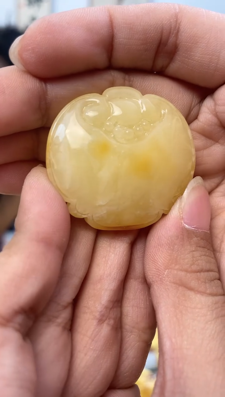 【闪购商品】蜜蜡裸石未镶嵌天然琥珀蜜蜡如意