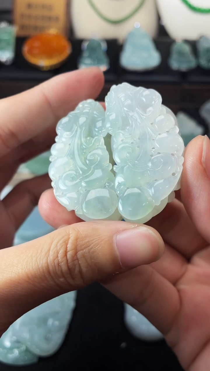 未镶嵌定制翡翠毁****人3906毛货不退不换