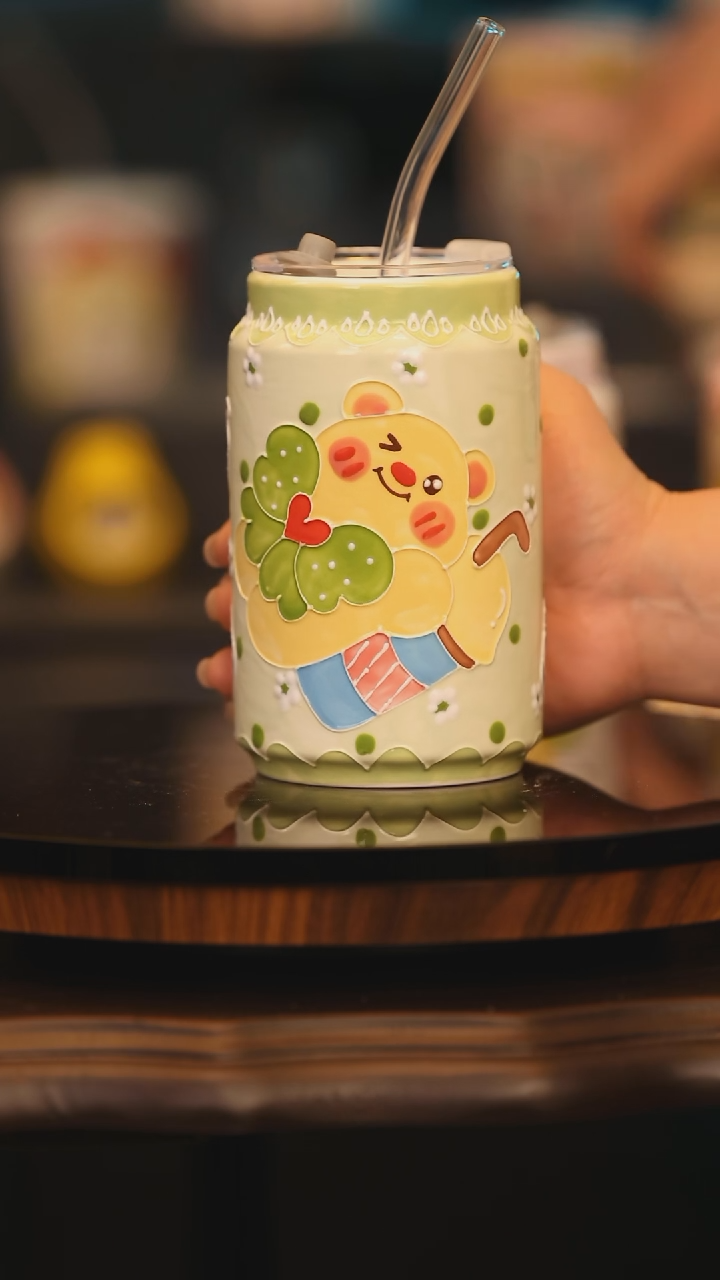 【闪购商品】摆件景德镇釉下彩绘设计师款陶瓷