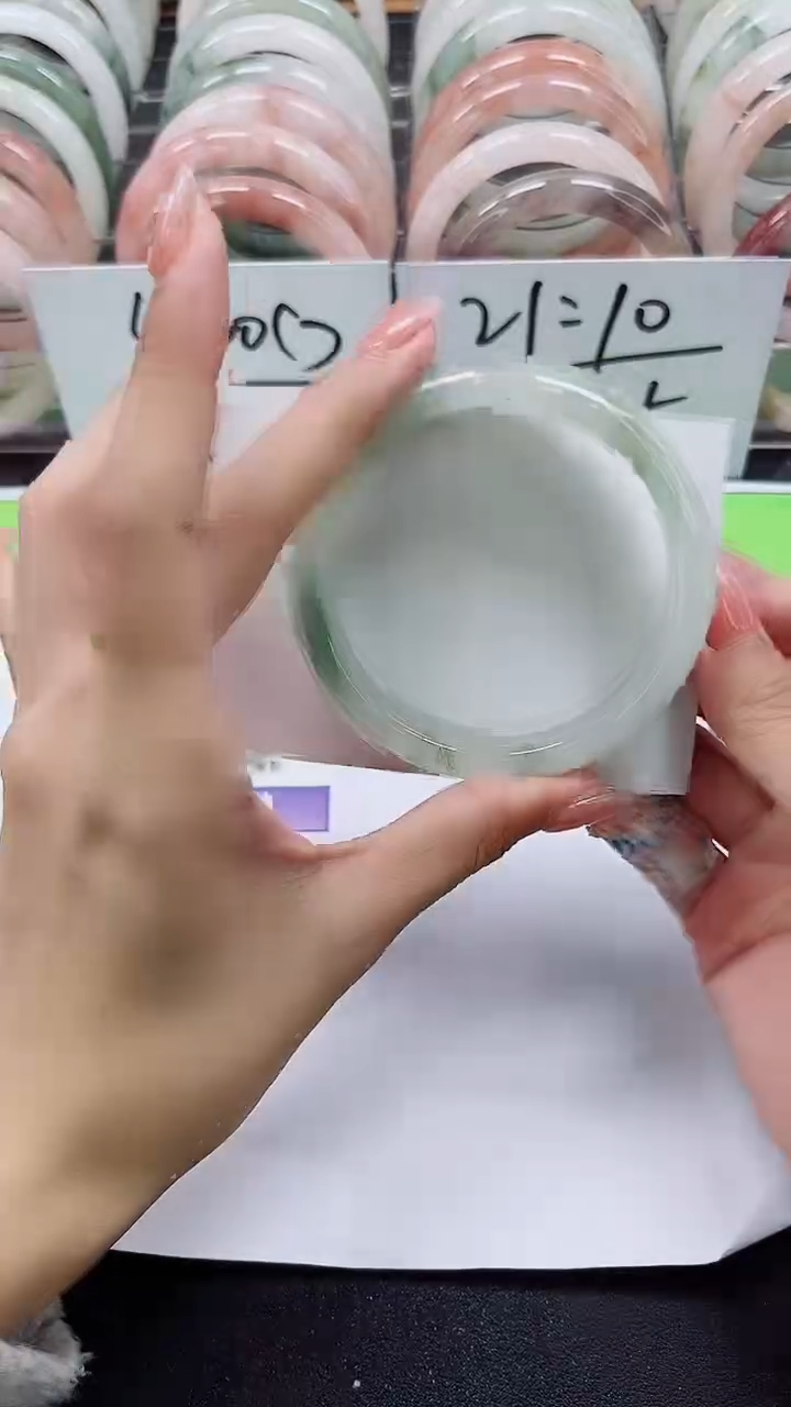 【闪购商品】石英质玉手镯合金A191-58/59