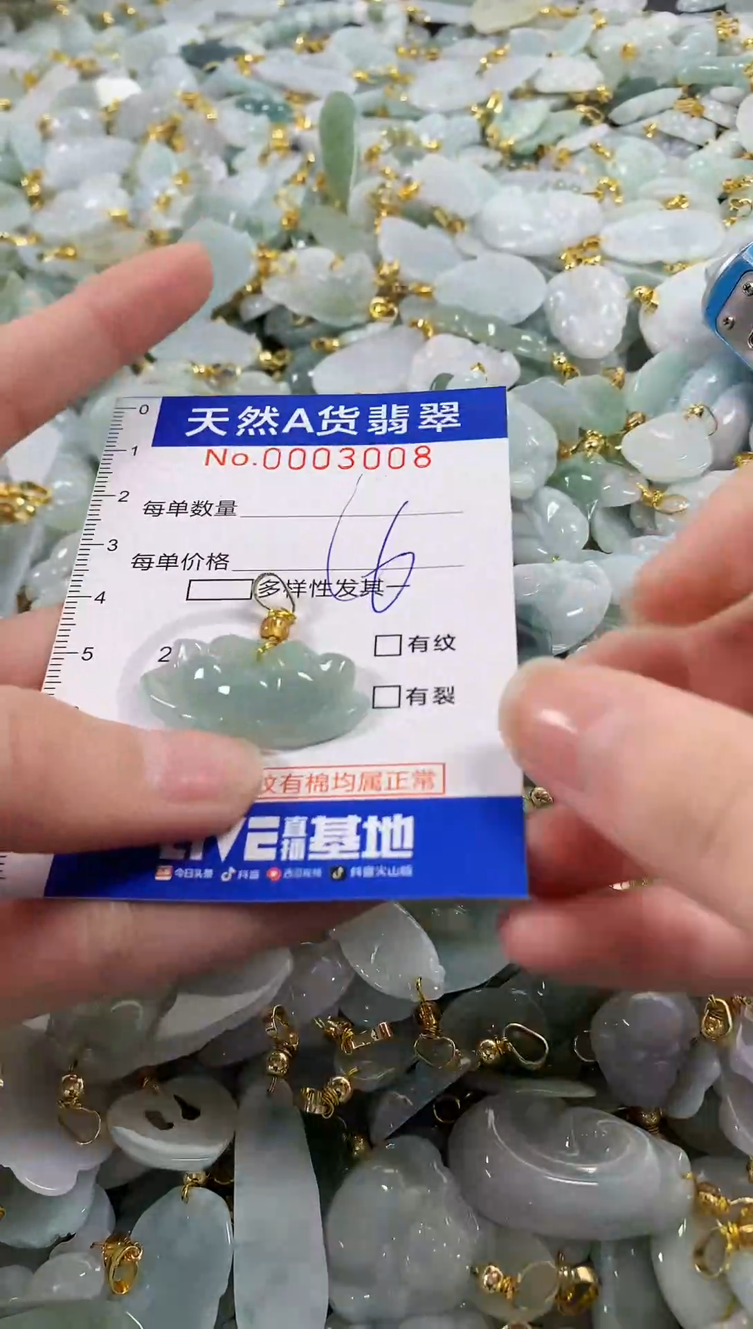 颈饰未镶嵌翡翠天然a货翡翠